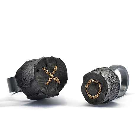 (66) Alpen Adria Donau Schmuckstücke Gioielli aad 2017 - Susanne Elster rings