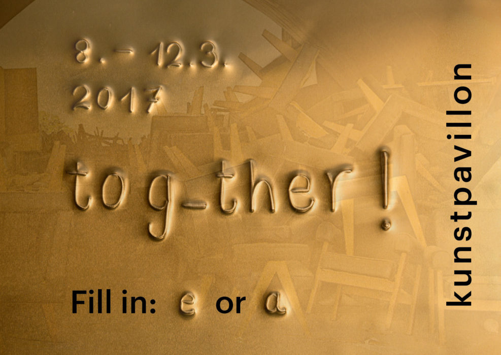 (15) tog_ther ! Fill in: e or a