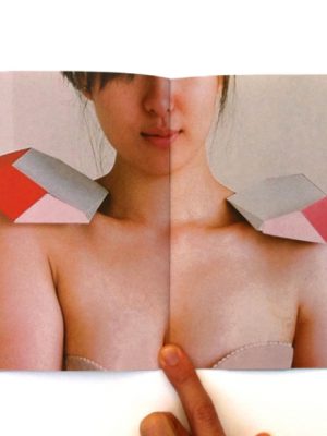 Earrings Book. Paper earrings, photography and design by Anna Gleesson. Model: Jenny Soo Yeon Lee.