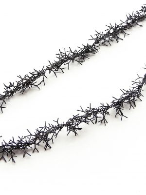 < human chain >, necklace, material: silver800